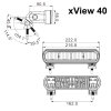 fari a LED xView 40 - Certificato ECE-R112