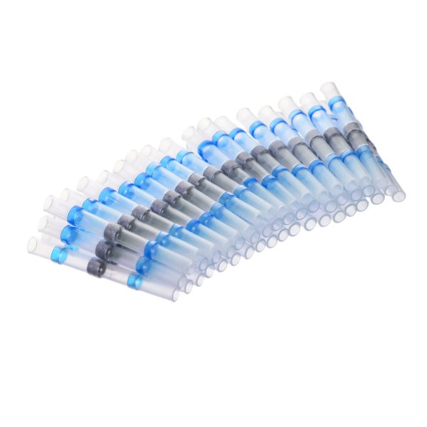 Connettori a Saldare 1,5 MM ² fino 2,5 Con Cavo Termoretraibile Blu