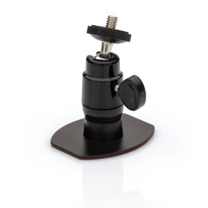 Supporto adesivo con attacco da 1/4", regolabile