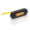 Luce di posizione laterale BULLSEYE DARK - gialla