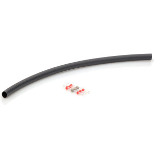 Set di collegamento | Tubo termorestringente da 28 cm | 3 connettori a saldare