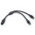 sPLITTER A 2 POLI | per DEUTSCH DT | Distributore a Y con cavo da 25 cm