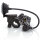 Semaforo Xpro3 con supporto per manubrio - cavo di collegamento da 1,5 m - blu