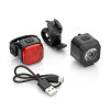 Set luci LED per bicicletta | Batteria ricaricabile |...