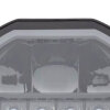 Faro a lunga portata DL9 con luce di posizione - 9 pollici - 232 mm - Nero