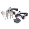 Supporto a X per staffe tubolari - M8 - da 38 a 65 mm