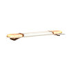 Barra lampeggiante ASTER LED - 140 cm con parte centrale - trasparente/gialla