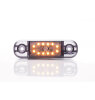 Luce di posizione laterale - UR10 DARK arancione - 12V/24V