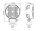 TCR2200 - Faro da lavoro - rotondo - cavo da 1500 mm - 10-30 V CC - max. 23 W