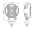 TCR2200 - Faro da lavoro - rotondo - TEDESCO DT - 10-30 V CC - max. 23 W