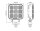 TCE4200 - Faro da lavoro - quadrato - TEDESCO DT - 10-30 V CC - max. 48 W