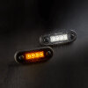 Luce di contorno BULLSEYE DARK - bicolore - bianco / giallo - commutabile
