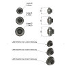 Passacavo DNG 3-5 mm | M12