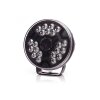 W257 BLACK - Faro abbagliante da 7 pollici - luce di posizione gialla - Rif. 17,5 - oscurato