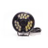 W257 BLACK - Faro abbagliante da 7 pollici - luce di posizione gialla - Rif. 17,5 - oscurato