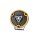 W268 BLACK - Fari abbaglianti da 9 pollici - luce di posizione gialla - Rif. 30 - colorati