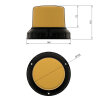 lampeggiante 360pro - 3 punti - AUTO-DIM - Sincronizzazione - Classe 2 - DIN 14620, forma B1