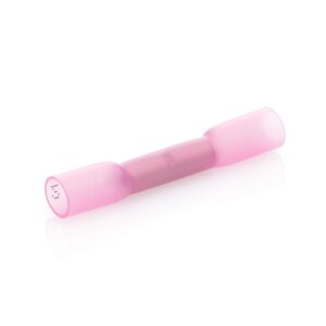 20 connettori a spina, impermeabili, termorestringenti - 0,5-1,5 mm² - rossi