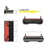 FR1400 Luci di retromarcia - extra piatte - 1400lm - 12V/24V - cavo da 200 mm + tedesco-DT - omologate