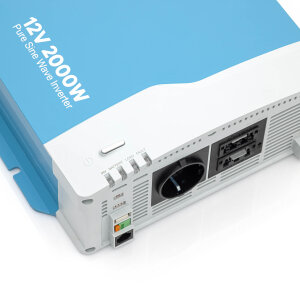 Inverter IH2000L-BYP - 2000 W - By-Pass - 12 V a 220 V