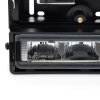 Portatarga LPlight 2E con fari abbaglianti omologati | 100 W | 2x Ref 25 (omologati come coppia)