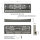 Portatarga LPlight 2E con fari abbaglianti omologati | 100 W | 2x Ref 25 (omologati come coppia)