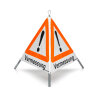 Segnale pieghevole con simbolo di avvertimento VZ 101 - 70 cm - Misurazione - luminescente di giorno