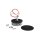 B23 Beacon (1 bullone) – LED ambra/lente trasparente