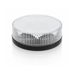 B23 Beacon (3 bulloni) – LED ambra/lente trasparente