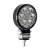 D90 Faro da lavoro rotondo, a diffusione ampia, 1600 lm, 12 V-24 V, cavo da 1,5 m