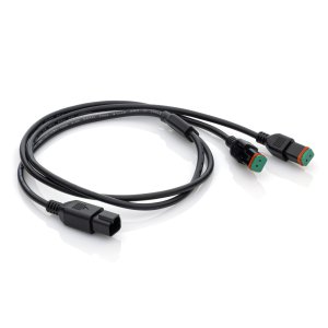 SPLITTER A 2 POLI 30 cm -> 60 cm + 60 cm | per DEUTSCH DT | Distributore a Y con cavo