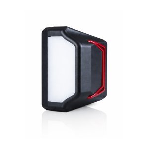 PLATORIX - Luce targa a LED - 93,5x58 mm - 12 V/24 V - con luce di posizione rossa