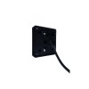 PLATORIX - Luce targa a LED - 93,5x58 mm - 12 V/24 V - con luce di posizione rossa