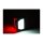PLATORIX - Luce targa a LED - 93,5x58 mm - 12 V/24 V - con luce di posizione rossa