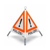 Faltsignal mit Warnsymbol VZ 101 - 70cm - POLIZEI -...