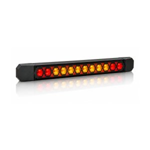 LIZARD - LED Heckleuchte - 252x27mm - 12V/24V - schmale Lightbar mit statischem Blinker, Bremslicht & Positionslicht