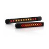 LIZARD - LED Heckleuchte - 252x27mm - 12V/24V - schmale Lightbar mit statischem Blinker, Bremslicht & Positionslicht