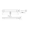 LIZARD - LED Frontleuchte - 252×27 mm - 12V/24V - schmale Lightbar mit dynamischem Blinker, Bremslicht & Positionslicht