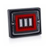 Lumetra LED Rückfahr- & Nebelschlussleuchte mit Montagerahmen 127x151mm 12V-24V