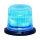 Lampeggiante SESTO - 11 modelli di lampeggiamento - trasparente/blu - 3 punti