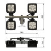 RescueLED 200 - Lampeggiante da montare su palo 12V/24V - preassemblato