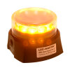 Lampeggiante a batteria iON - Base magnetica - ECE-R65 trasparente/giallo
