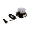Lampeggiante a batteria iON - Base magnetica - ECE-R65 trasparente/giallo