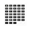 Pannello di comando universale B8 - incl. stazione relè - illuminato - 8 funzioni di commutazione/tastatura