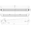 Luce interna 12V 333 mm x 30 mm