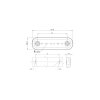 Luce interna 12V 83,8 mm x 24,2 mm