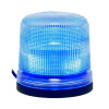 Lampeggiante SESTO - 11 modelli di lampeggiamento - trasparente/blu - base magnetica