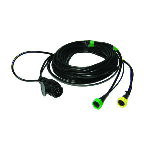 Set cavi illuminazione rimorchio - 8 m - 13 poli - 5P baionetta - uscita luci di posizione