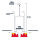 Set cavi illuminazione rimorchio - 8 m - 13 poli - 5P baionetta - uscita luci di posizione