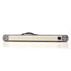 Luce interna con interruttore 12V 238 mm x 20,6 mm